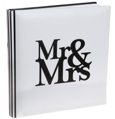 Accessoires De Mariage  - Livre d'or de mariage Mr & Mrs : illustration