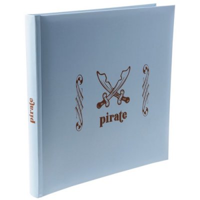 Dcoration de Salle de Mariage  - Livre d'or anniversaire Pirate, bleu clair  : illustration