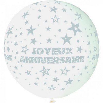 Dcoration de Fte, Anniversaire, Mariage, Baptme  - Ballon gant blanc 