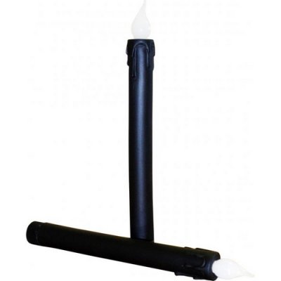 ARCHIVES  - 2 bougies noires lectriques : illustration