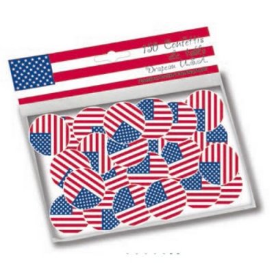 Dcoration de Table Mariage  - Confettis de table drapeau USA : illustration