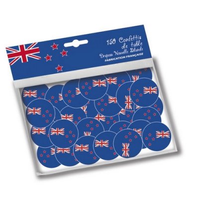 Decoration Mariage  - Confettis de table drapeau Nouvelle-Zlande : illustration