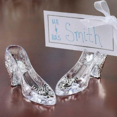 Dcoration de Table Mariage  - Marque place chaussure Cendrillon : illustration