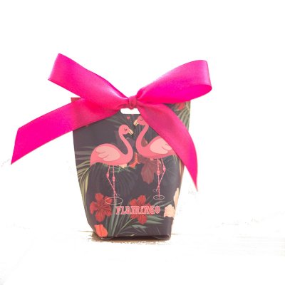 Mariage thme oiseaux/colombes  - 5 botes  drages flamant rose et jungle : illustration