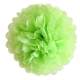 Boule Pompon Vert Anis - assortiment de 3 tailles : illustration