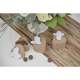 6 tiges d'orchide blanche en tissu : illustration