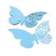 Marque-place Papillon Dentelle Bleu  (lot de 10) : illustration