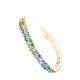 Bracelet Extensible Strass Multicolor 2 Rangs : illustration