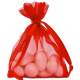 Sachet  Drages Organdi Rouge (lot de 10) : illustration