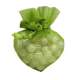 Sachet  drages vert anis en organza (lot de 10) : illustration