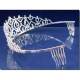 Diademe Mariage Argent et Oxyde de Zirconium Clair ... : illustration