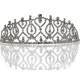 Diademe Mariage Argent et Oxyde de Zirconium Clair ... : illustration