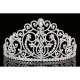 Diadme Mariage Couronne de Miss Argent Cristal 