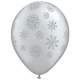  Ballon Flocon de Neige Argent Dcoration Nol / Mariage ... : illustration