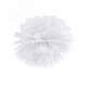 Pompon Papier Blanc 15 cm Pour Dcoration : illustration