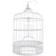 Tirelire Mariage Urne Cage Oiseau Blanche : illustration