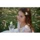 6 petits miroirs colombe sur pince  : illustration