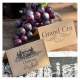10 marque-places viticole en carton thème vin : illustration