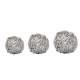 Boules rotin  3,  4,  5 cm argent ( Lot de 9 ) ... : illustration