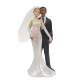 Figurine couple de maris mixte, homme de couleur ... : illustration