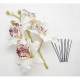 Orchide Blanche sur Branche Accessoire Cheveux Mariage  : illustration