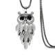 Collier Femme Pendentif Bijou Chouette Hibou Ton Argent ... : illustration