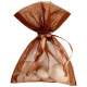 Sachet  Drages Organdi Chocolat (lot de 10) : illustration