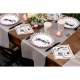 Assiettes jetables thme quitation : illustration