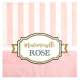 Serviette papier rose baby shower (lot de 20) : illustration