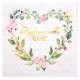 20 Serviettes Baby Shower Mademoiselle Rose : illustration