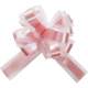 Grand noeud automatique rose et tulle blanc (Lot de ... : illustration