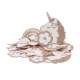 100 Confettis de table Licorne paillettes et dorure  : illustration