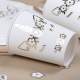Gobelet en carton jolie Licorne dore (lot de 8) : illustration