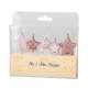 Bougie toile rose gold sur pic 7 cm  (lot de 5) : illustration