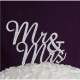 Dcor gteau Mr & Mrs : illustration