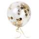 10 ballons de baudruche transparents avec confettis ... : illustration