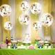 10 ballons de baudruche transparents avec confettis ... : illustration