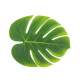 6 feuilles tropicales vertes 12 x 15 cm Déco mariage : illustration
