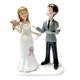 Couple figurine mariés BD Attaché : illustration