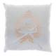 Coussin porte-alliance just married rose gold : illustration