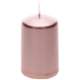 Petite bougie cylindrique 6 cm - Mtal Rose Gold : illustration