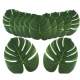 12 feuilles de palmier tropicales artificielles : illustration