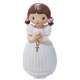 Figurine communiante debout mains jointes : illustration