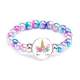 Bracelet elastique corne de licorne  : illustration