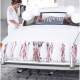 Kit dco voiture Just married rose gold et blanc  : illustration