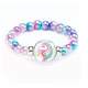 Bracelet Licorne - Perles Rondes Irises  : illustration