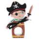 6 botes  drages en carton pirate  : illustration