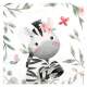 20 Serviettes jetables explorateur safari 33 cm  : illustration