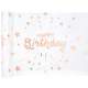 Chemin de table Happy Birthday rose Gold 5 m : illustration