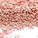 Drages perles en sucre rose gold mtallis : illustration